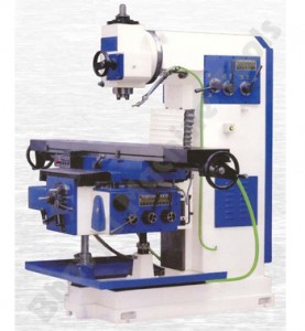 Range of Turret Milling Machine for Machining Solid Objects in Workshop