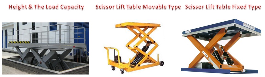 Scissor Lift Table Fixed Type