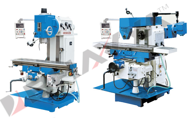 universal milling machine diagram