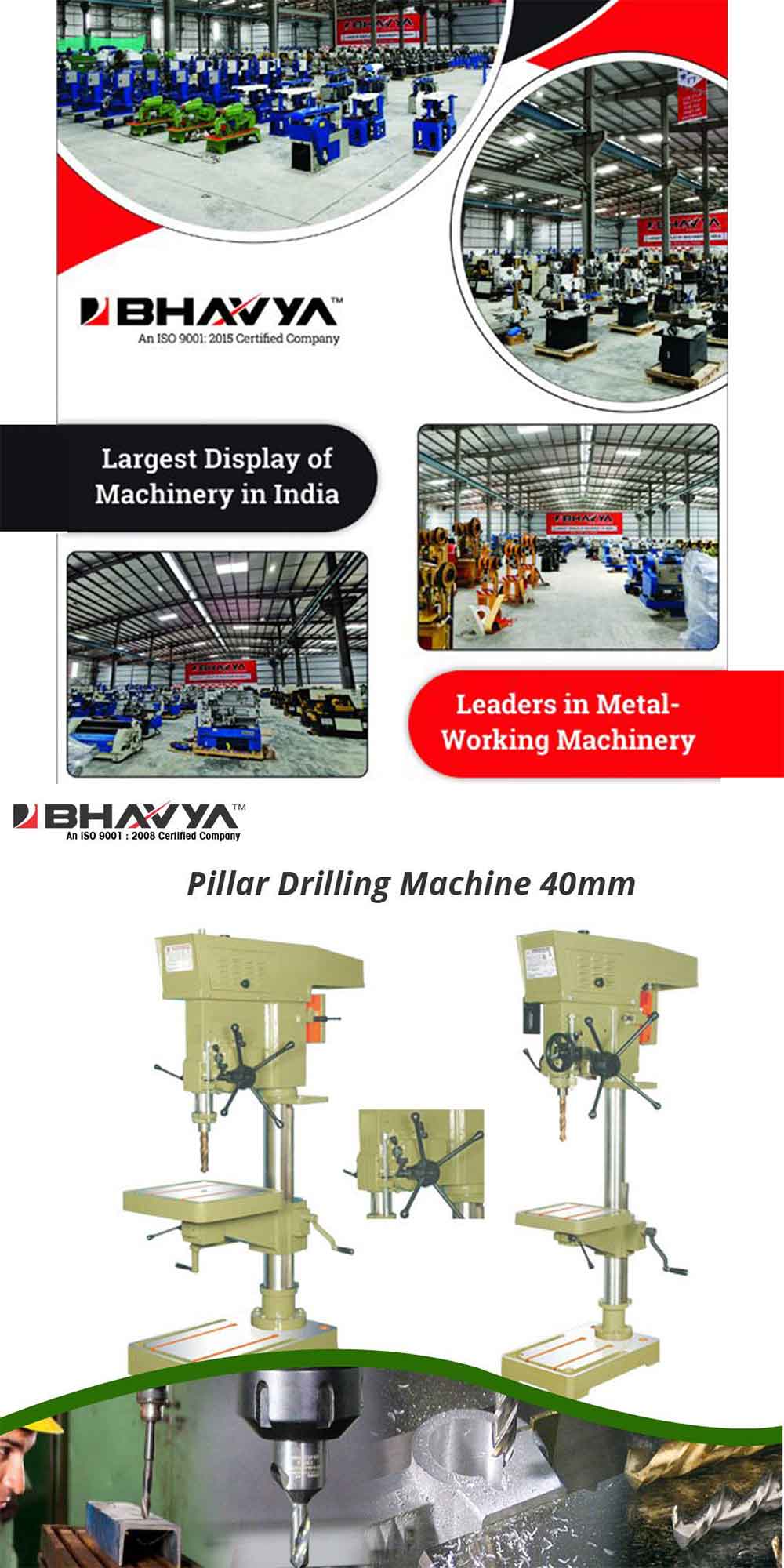 Pillar Drill Machine 40MM